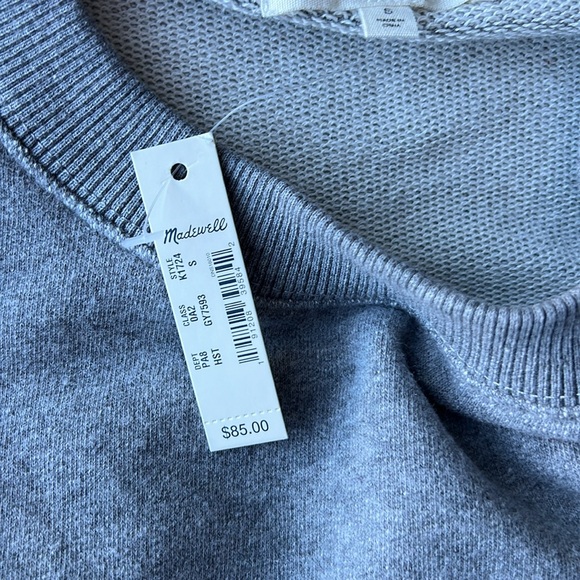 New Madewell Ruffle Sweatshirt Size Small - Picture 11 of 11
